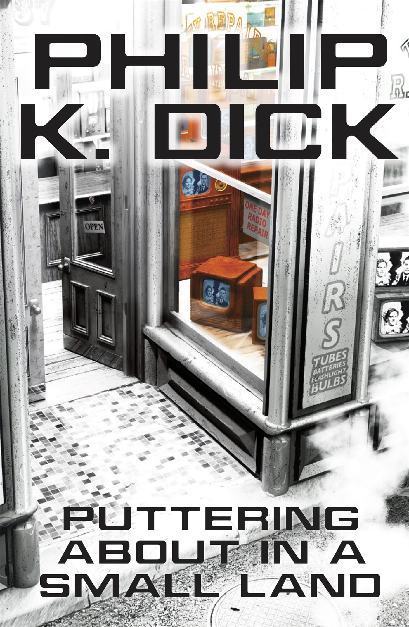 Front cover of the book 'Puttering About in a Small Land' by Dick K Philip.