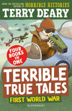 Front cover of the book 'Terrible True Tales: First World War: From the author of Horrible Histories, perfect for 7+' by Terry Deary.