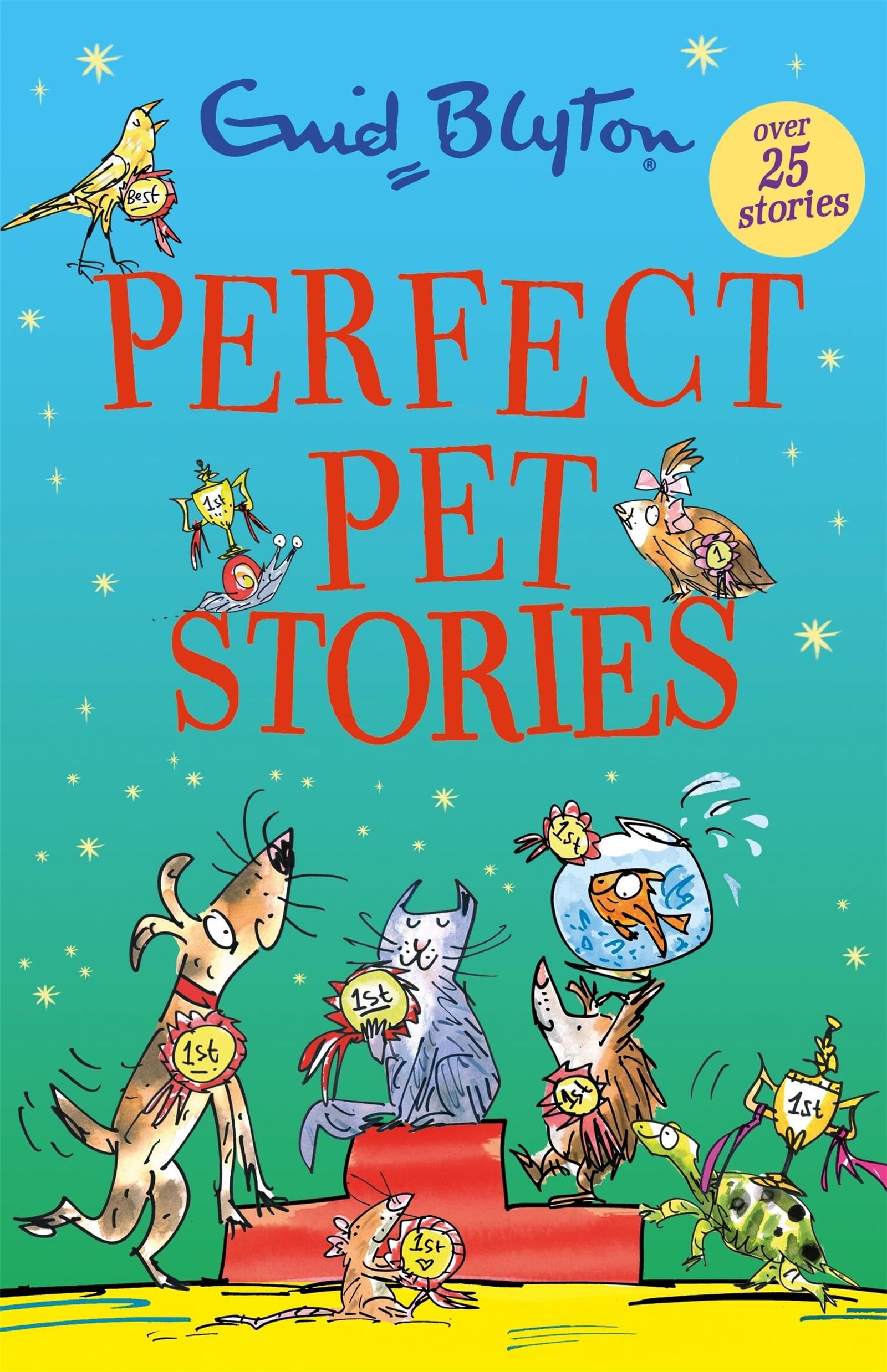Front cover of the book 'Perfect Pet Stories' by Enid Blyton.