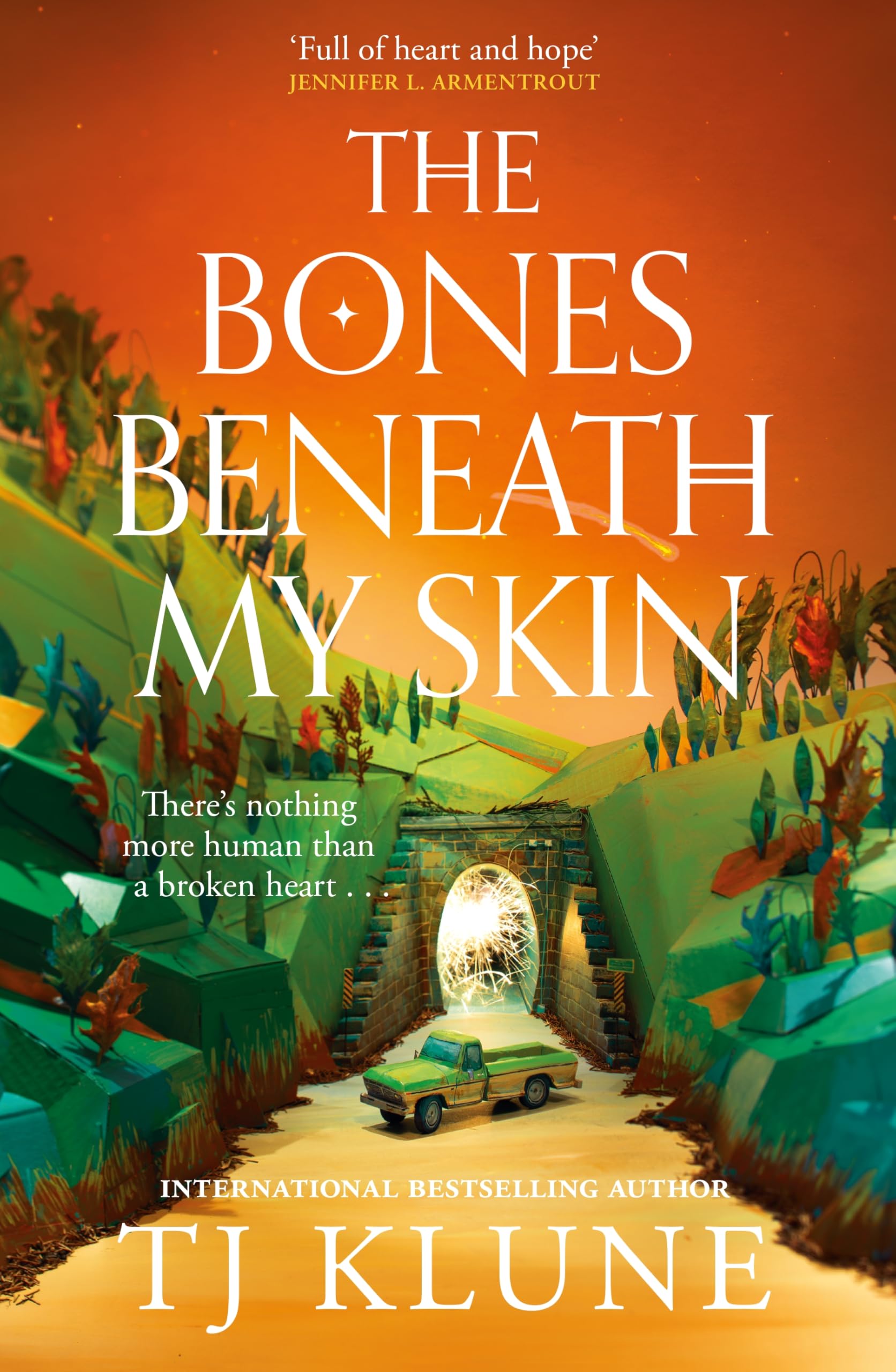 Front cover of the book 'The bones beneath my skin' by TJ Klune.