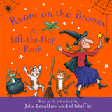 Front cover of the book 'MACMILLAN Room on the Broom A Lift-the-Flap Book.' by Julia Donaldson, Axel Scheffler.