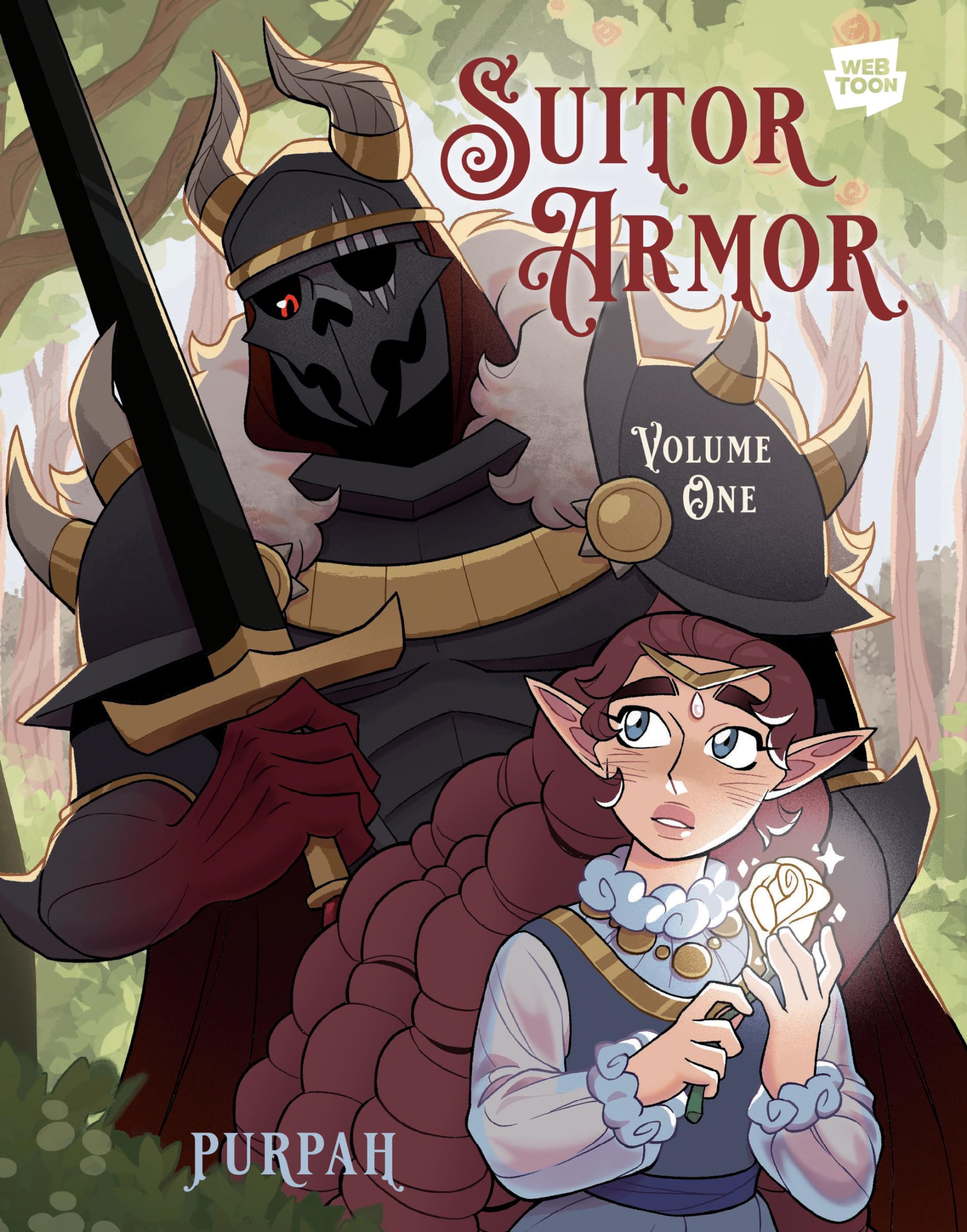 Front cover of the book 'Suitor Armor: Volume 1' by Purpah.