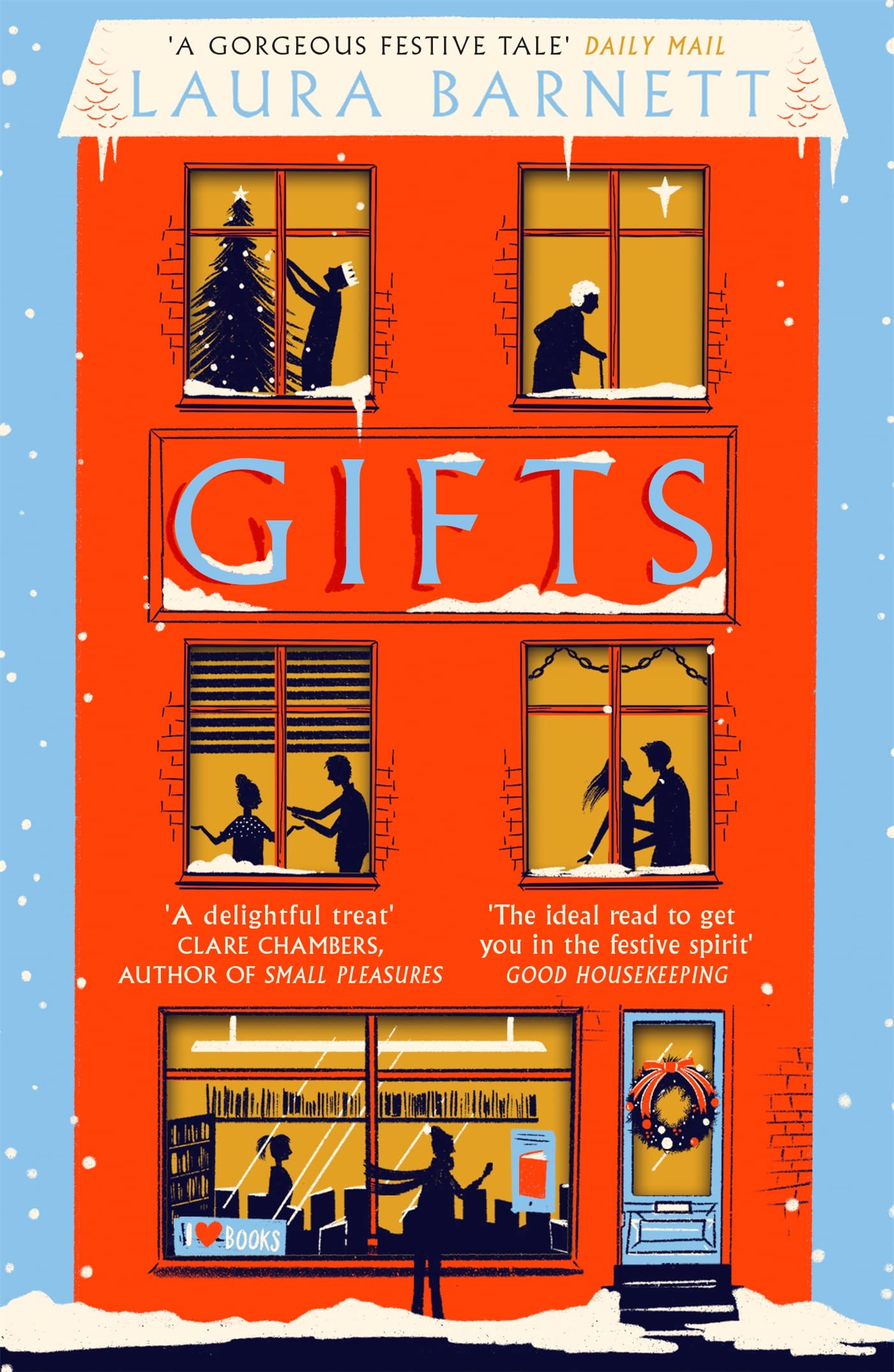 Front cover of the book 'WN Gifts The perfect stocking filler for book lovers this Christmas.' by Laura Barnett.