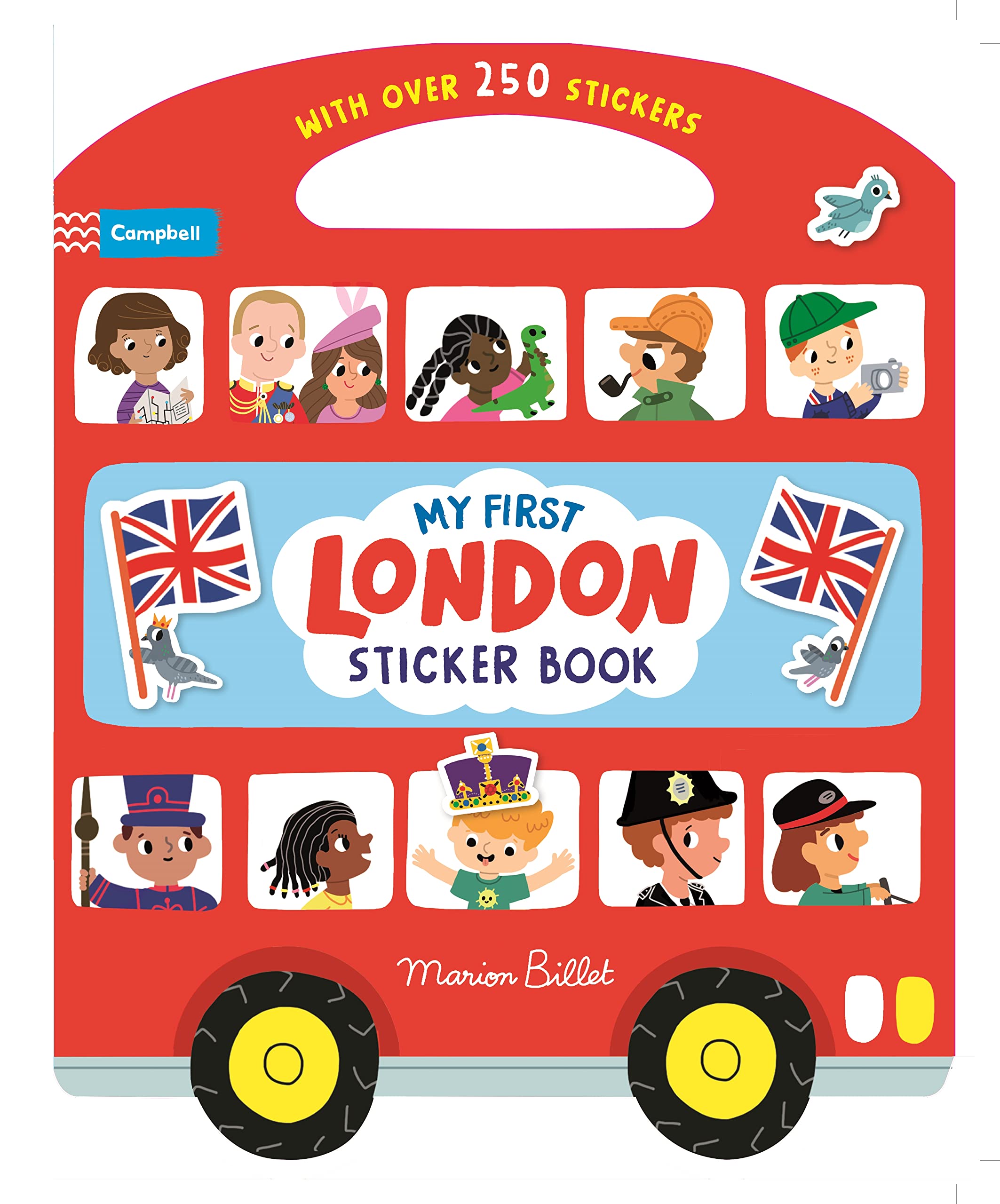 Front cover of the book 'My First London Sticker Book (Campbell London)' by Marion Billet.