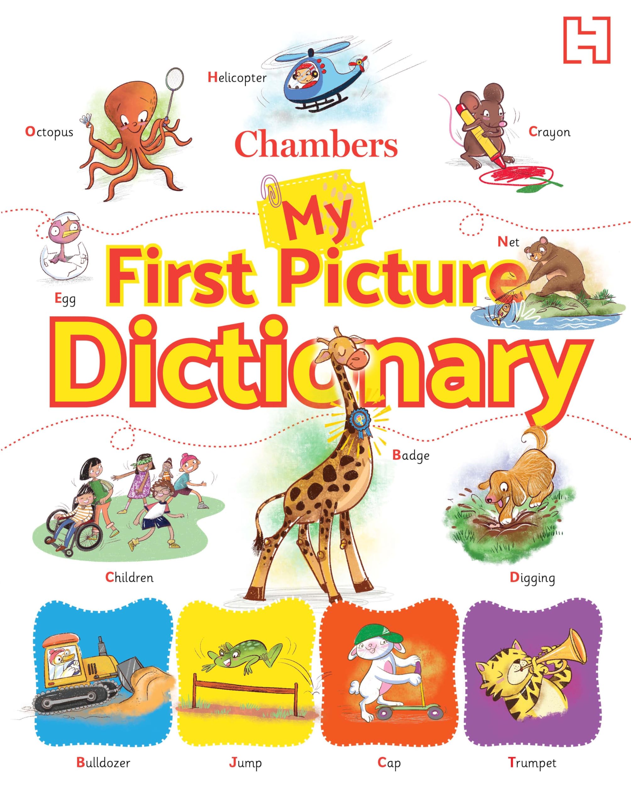 Front cover of the book 'Chambers My First Picture Dictionary' by Sunita Nahar.