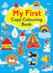 Front cover of the book 'Copy Colouring Book- My First Copy Colouring Book' by Om Books.