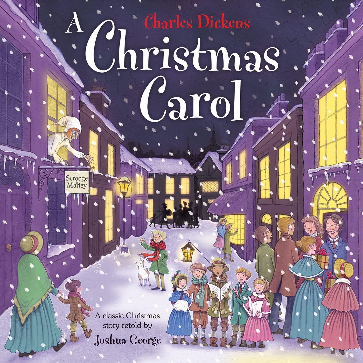 Front cover of the book 'A Christmas Carol Picture Storybooks' by Joshua George.