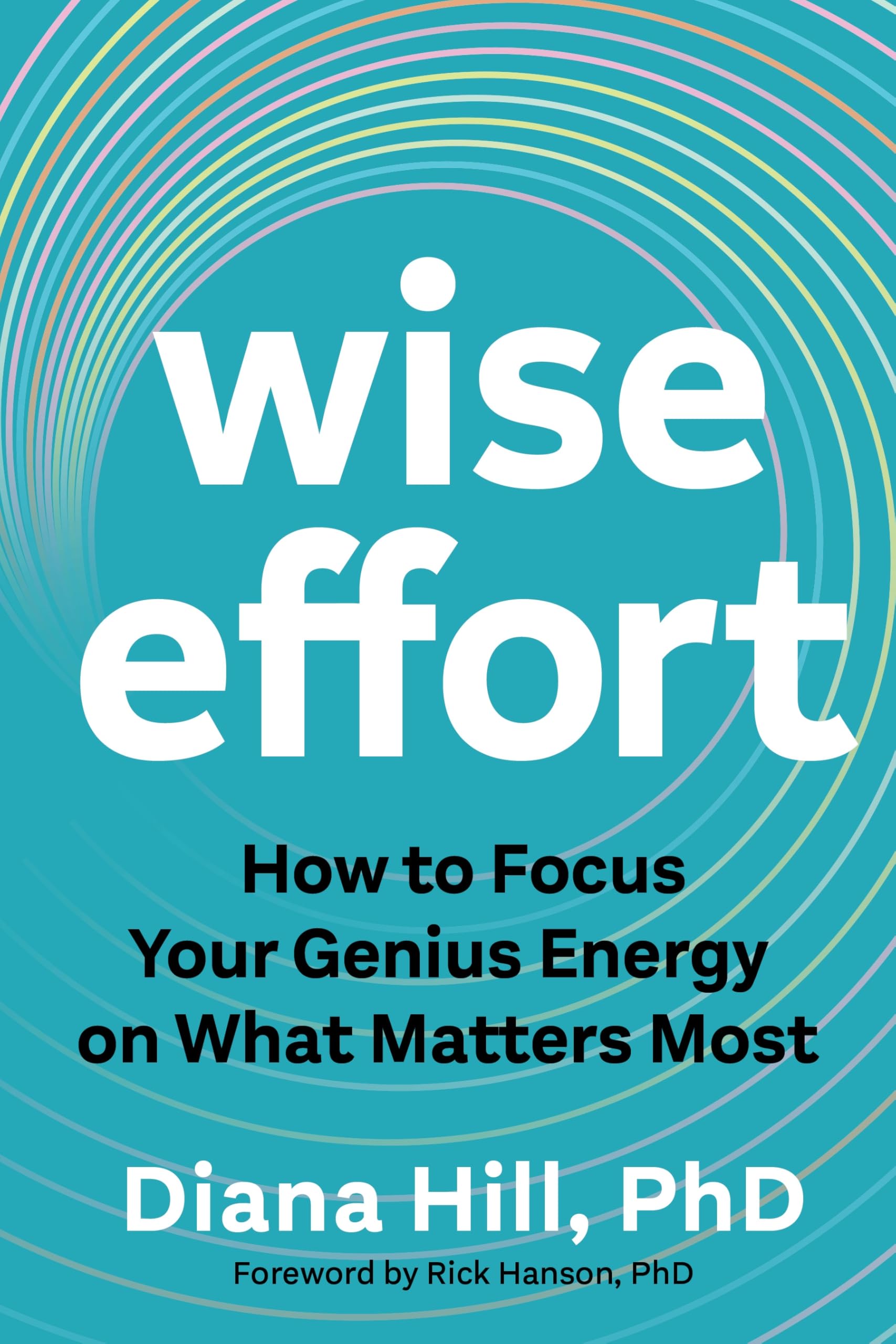 Front cover of the book 'Wise Effort: How to Focus Your Genius Energy on What Matters Most' by Diana Hill.