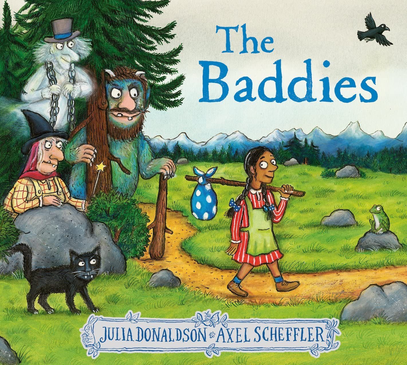 Front cover of the book 'The Baddies' by Julia Donaldson.