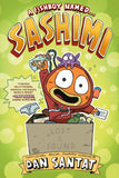 Front cover of the book 'A Fishboy Named . . . Sashimi' by Dan Santat.