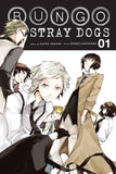 Front cover of the book 'Bungo Stray Dogs, Vol. 1 (Volume 1)' by Kafka Asagiri.