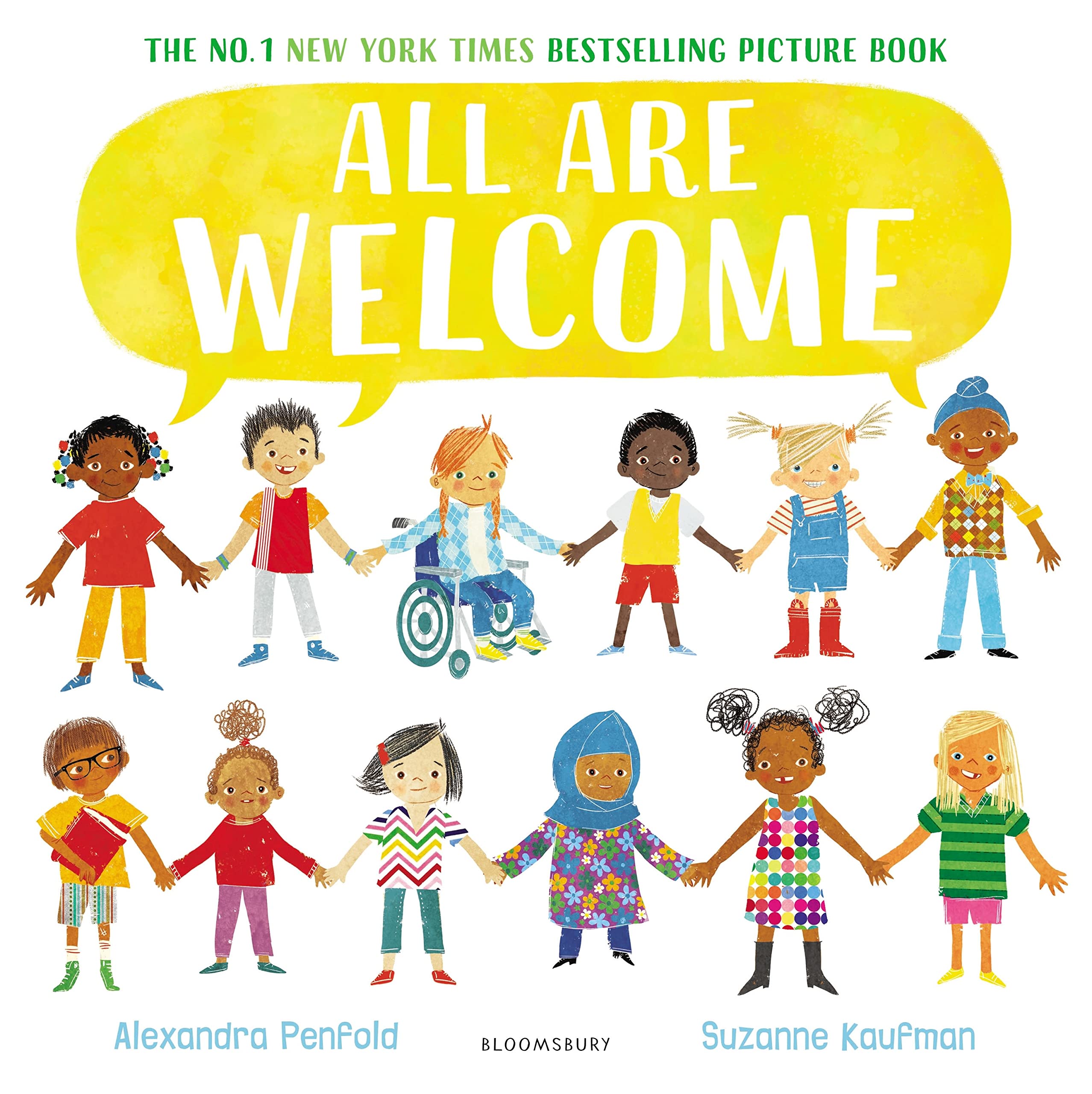 Front cover of the book 'All Are Welcome' by Alexandra Penfold.