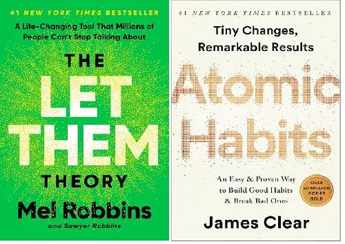 The Let Them Theory Transform Your Life & Atomic Habits By James,Mel Paperback image 1