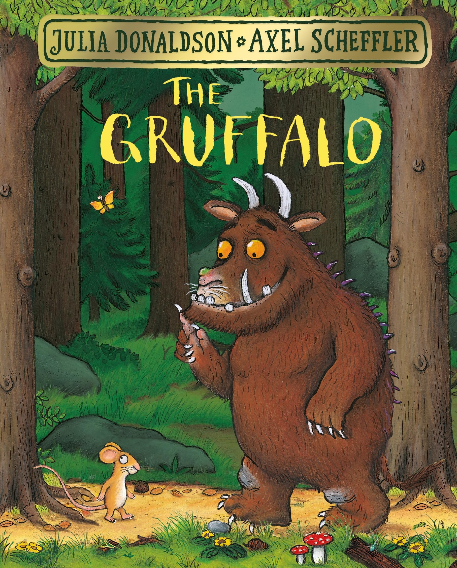 Front cover of the book 'The Gruffalo' by Julia Donaldson.
