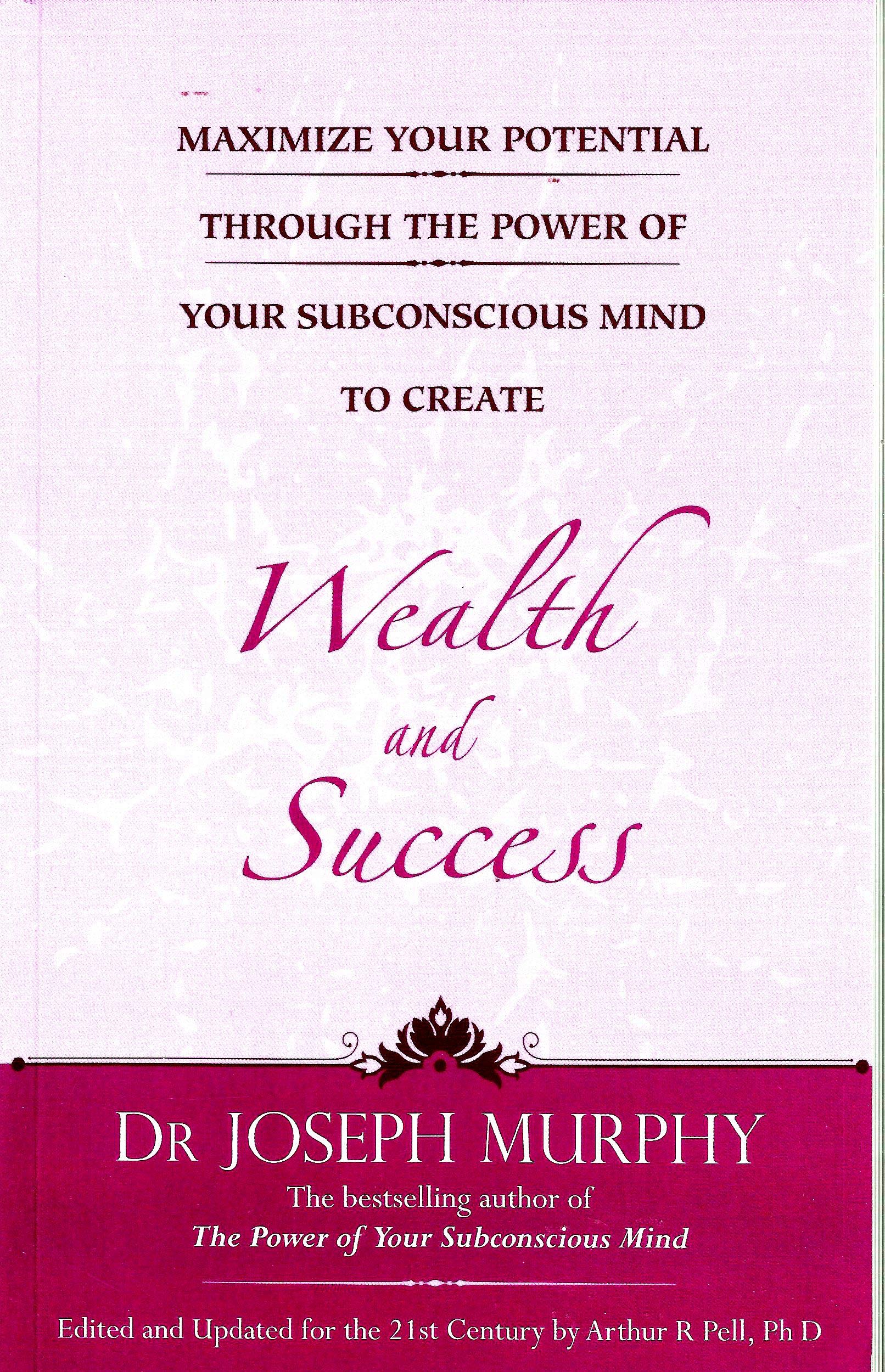 Front cover of the book 'WEALTH AND SUCCESS' by Dr. Joseph Murphy.