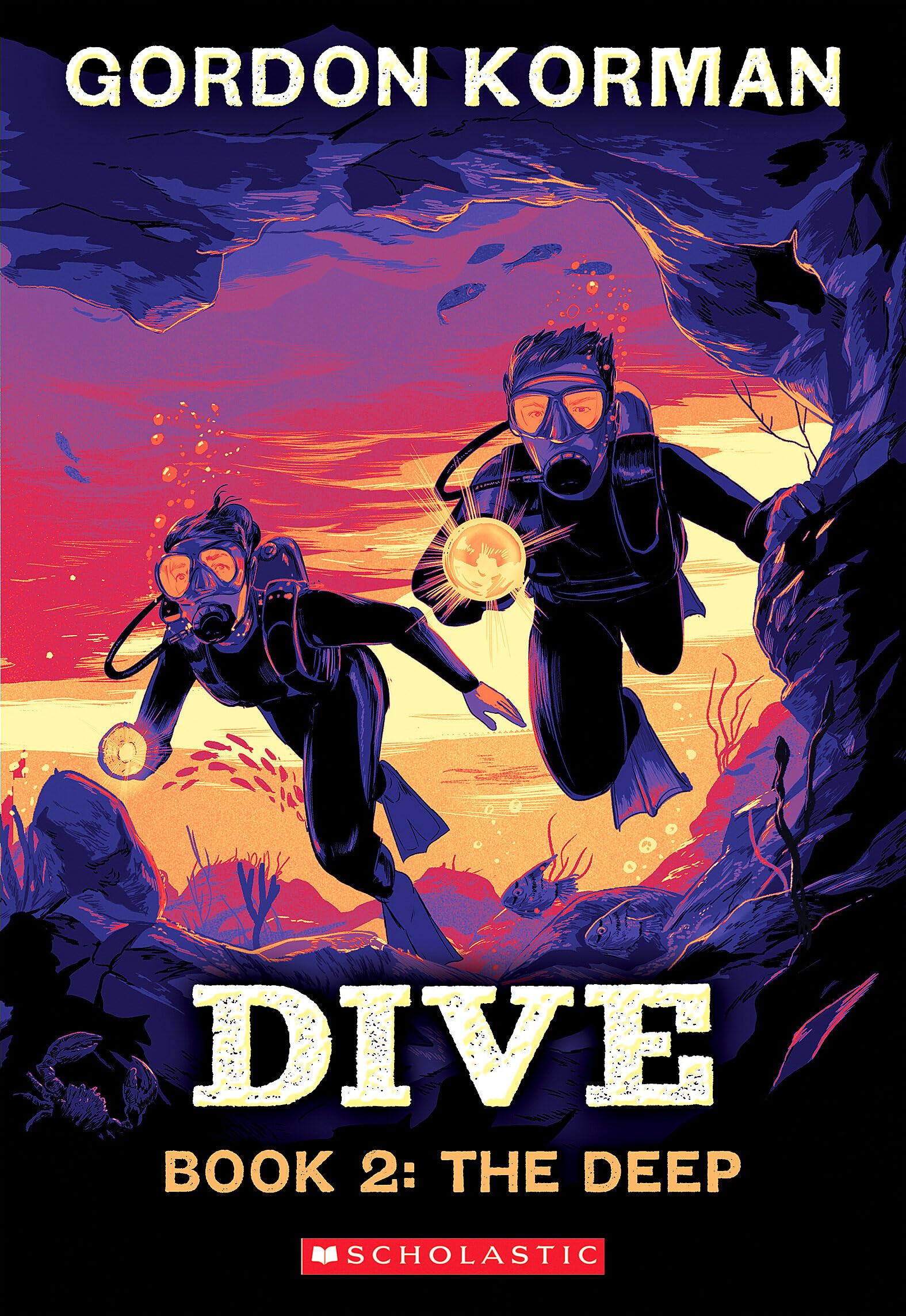 Front cover of the book 'Dive #2: The Deep (2)' by Gordon Korman.