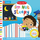 Front cover of the book 'Im Not Sleepy' by Marion Cocklico.