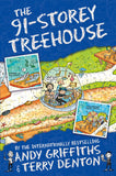 Front cover of the book 'The 91-Storey Treehouse' by Andy Griffiths.