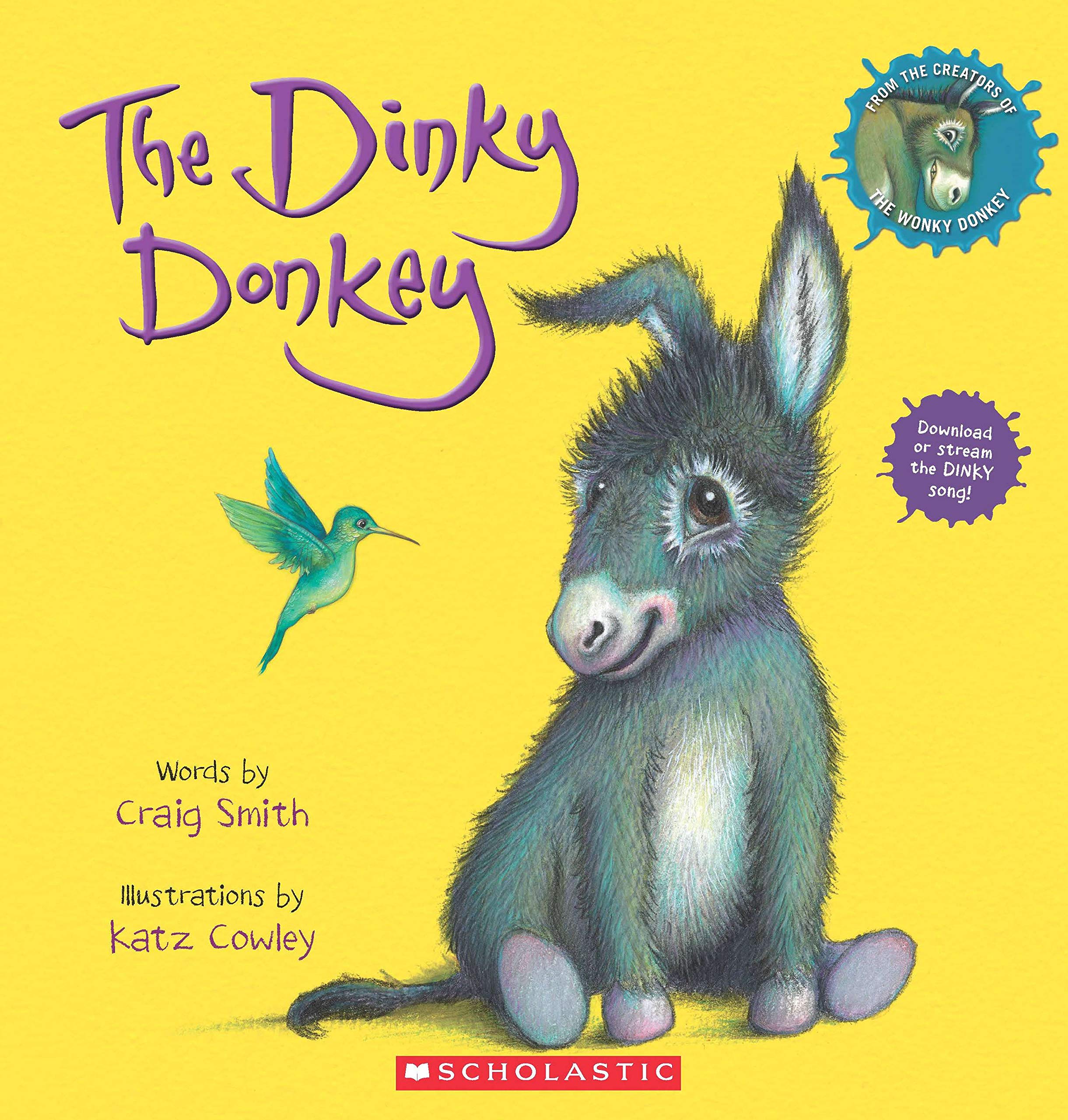 Front cover of the book 'Vivibyan Dinky Donkey' by Craig Smith.