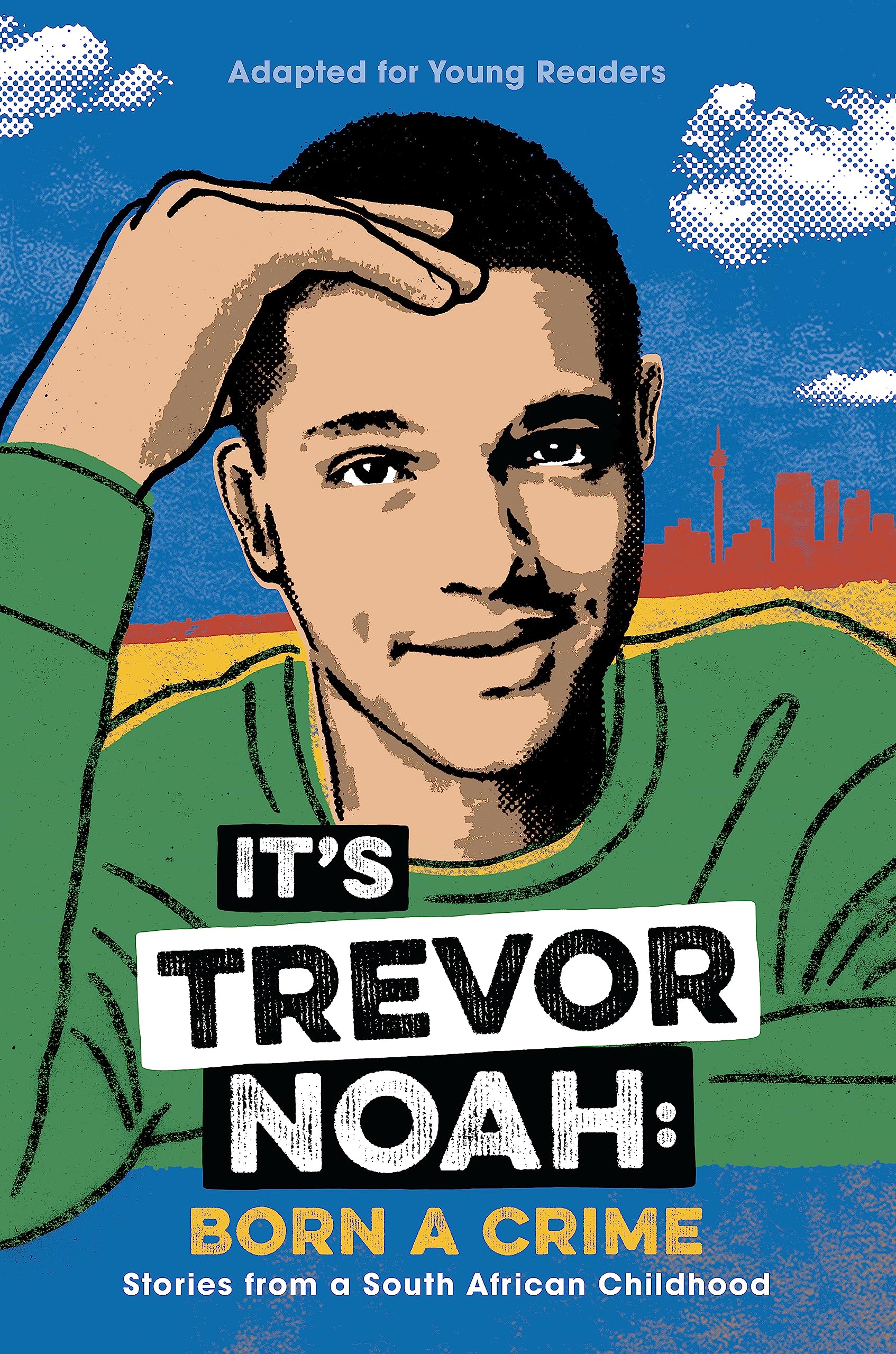 Front cover of the book 'It's Trevor Noah: Born a Crime' by Trevor Noah.