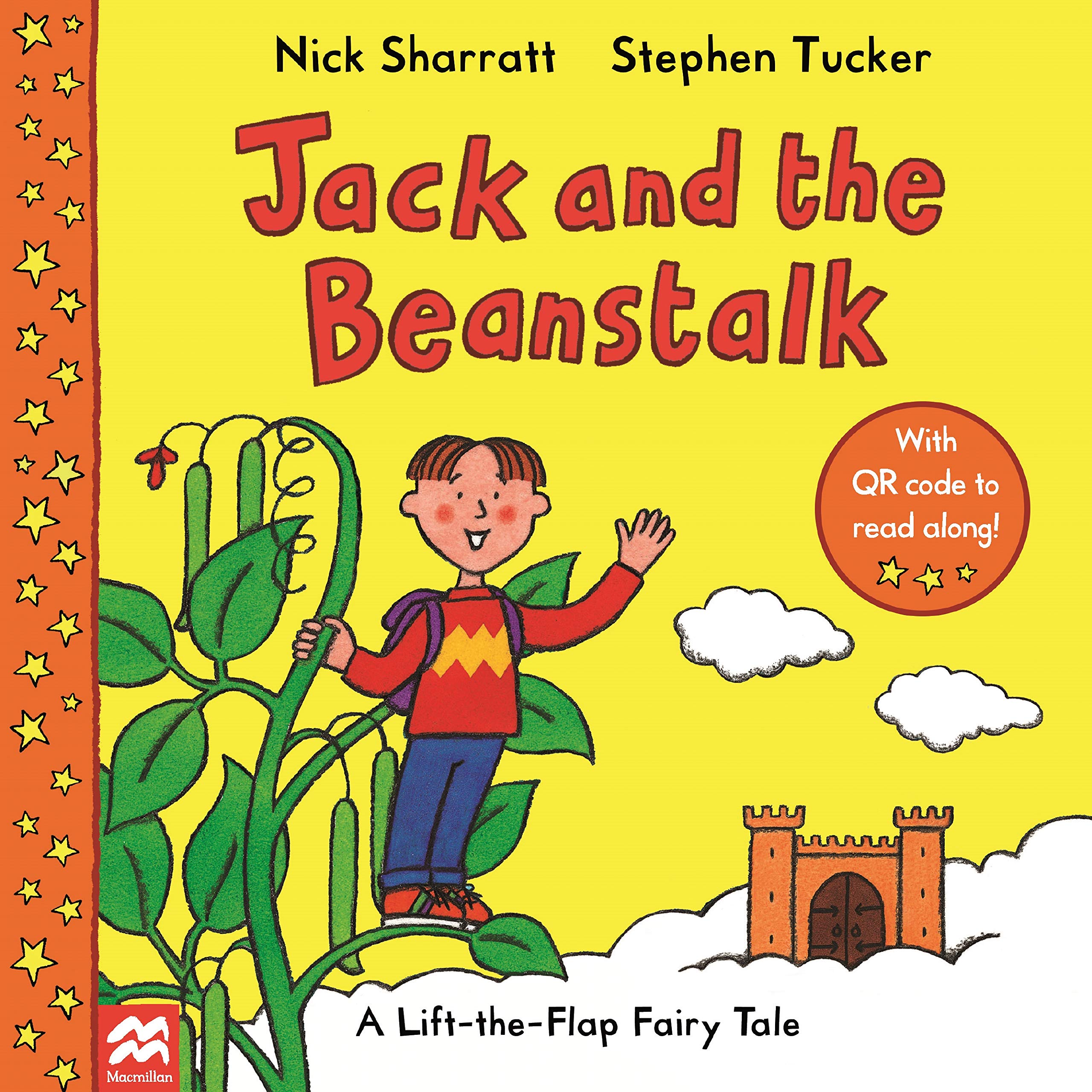Front cover of the book 'Jack and the Beanstalk (12) (Lift-the-Flap Fairy Tales)' by Stephen Tucker, Nick Sharratt.