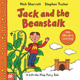 Front cover of the book 'Jack and the Beanstalk (12) (Lift-the-Flap Fairy Tales)' by Stephen Tucker, Nick Sharratt.