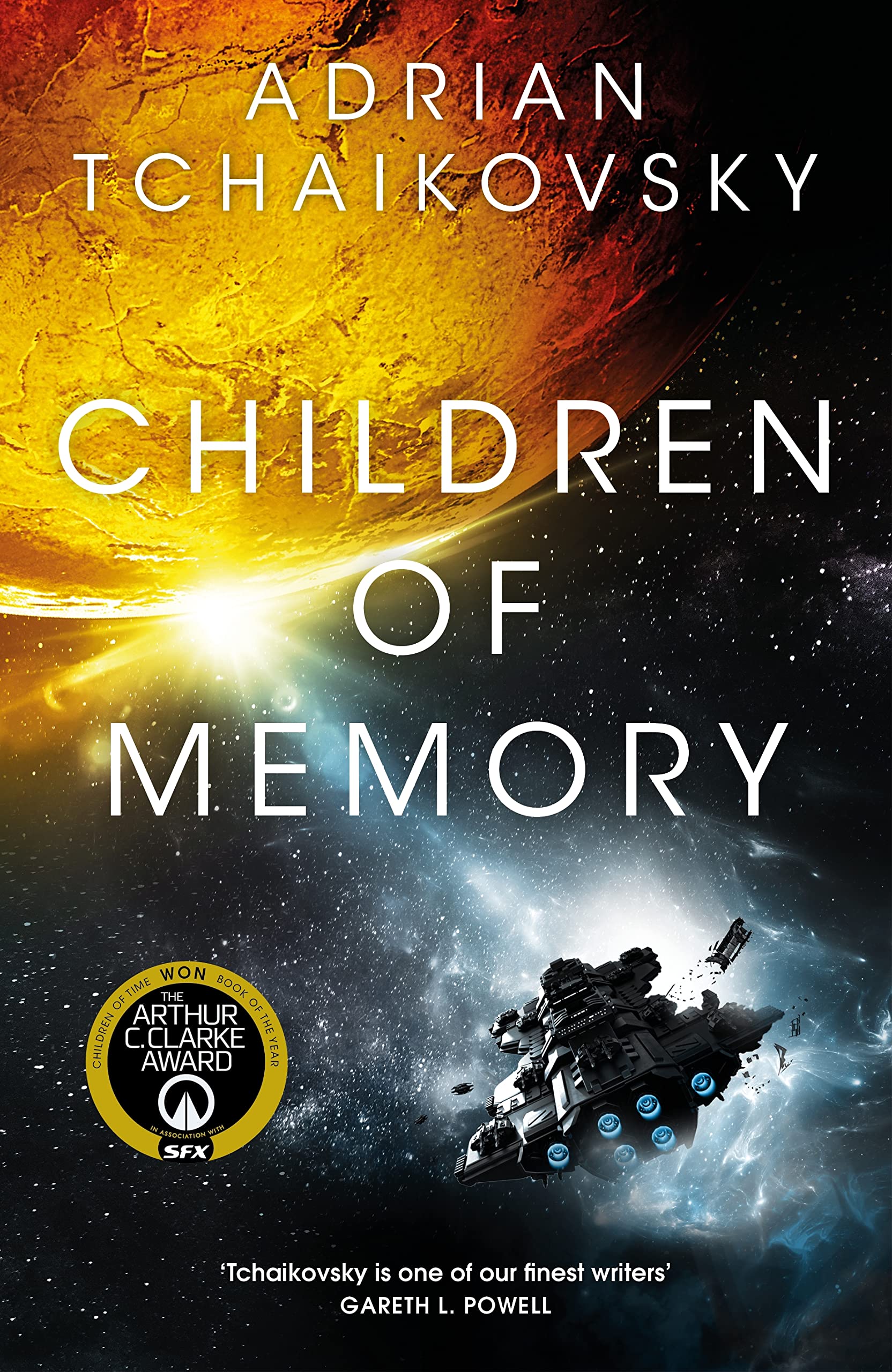 Front cover of the book 'Children of Memory (Children of Time Novels The)' by Adrian Tchaikovsky.