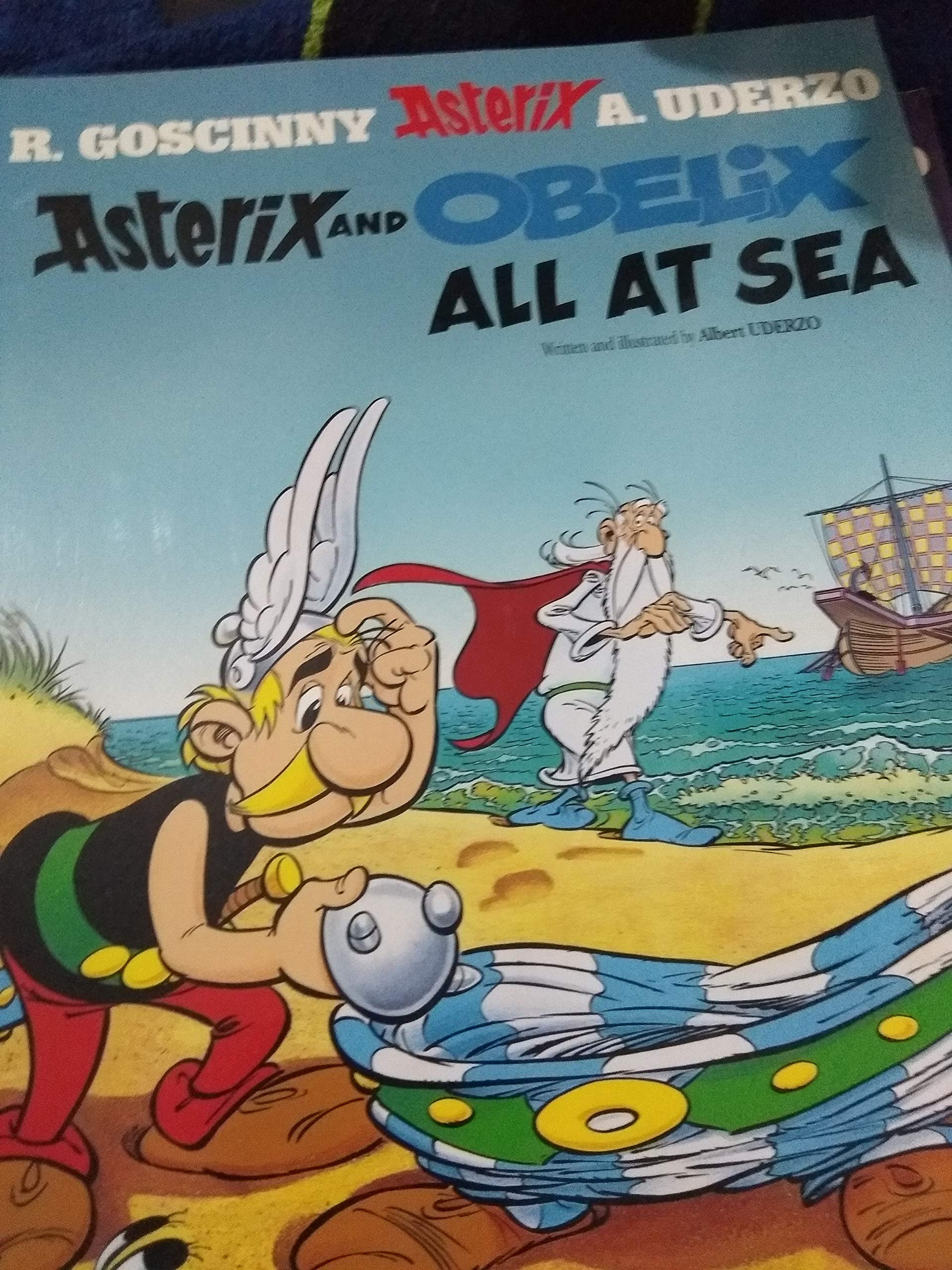 Front cover of the book 'Asterix And The Obelix All At Sea 30' by Uderzo Albert.