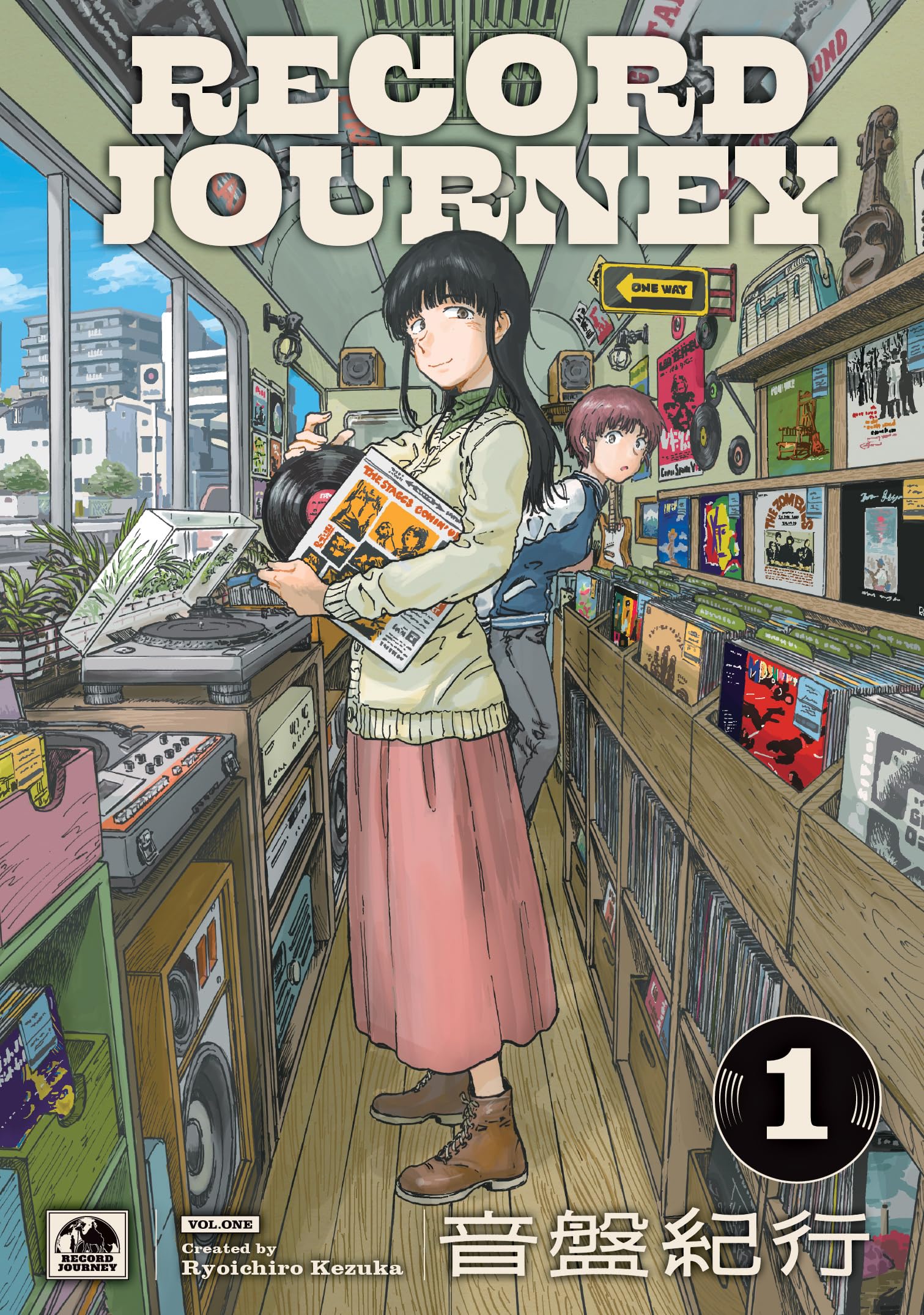Front cover of the book 'Record Journey Vol.1' by Ryoichiro Kezuka.