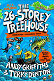 Front cover of the book 'Macmillan Childrens Books The 26-Storey Treehouse Colour Edition (The Treehouse Series).' by Andy Griffiths.