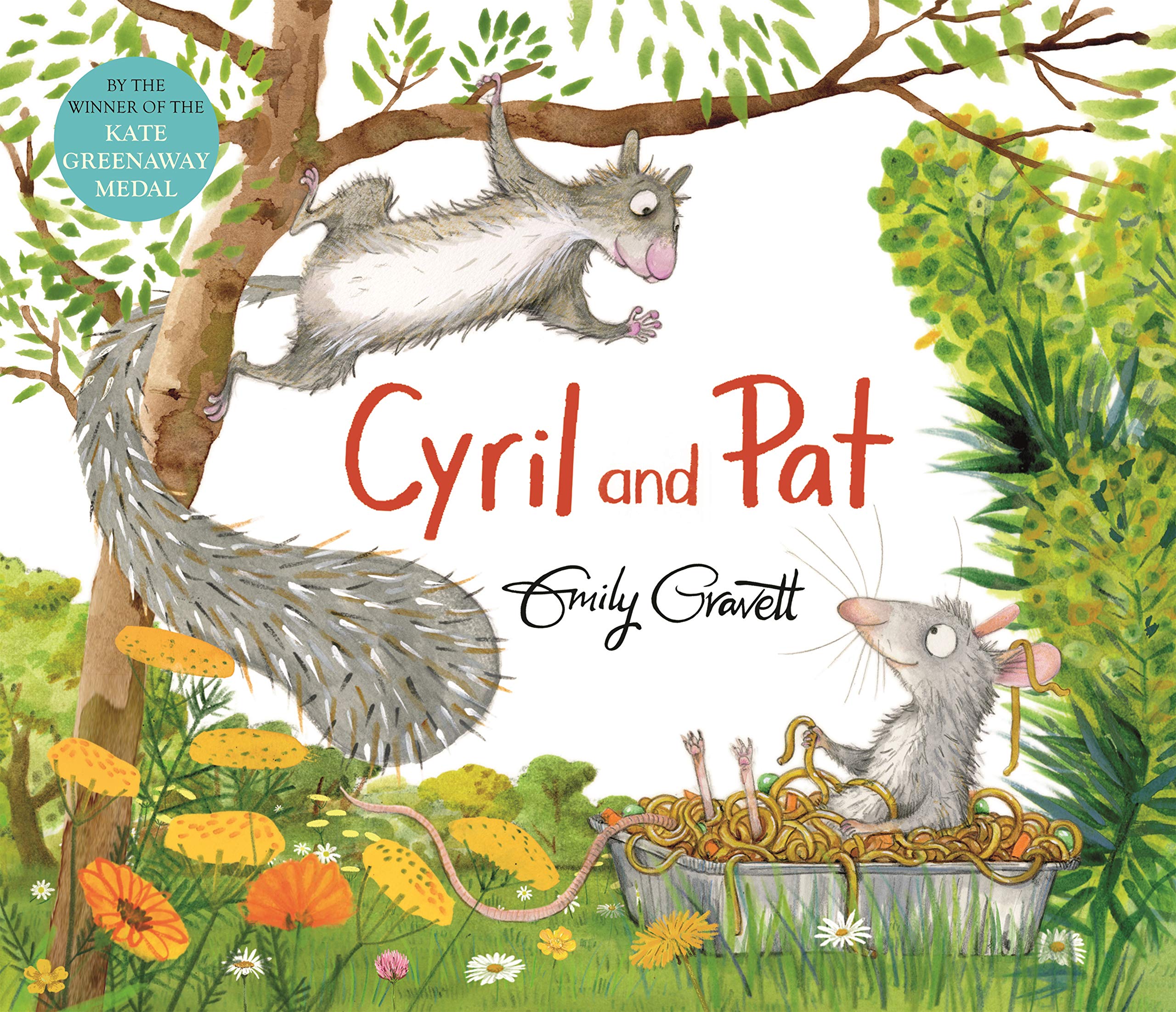 Front cover of the book 'Cyril and Pat' by Emily Gravett.