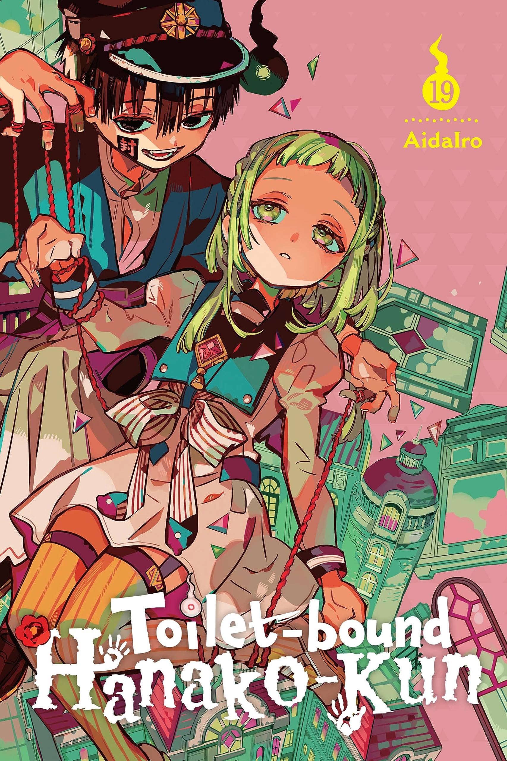 Front cover of the book 'Toilet-bound Hanako-kun, Vol. 19 (Volume 19)' by AidaIro,Christie, Phil, Nibley, Alethea, Nibley, Athena,.
