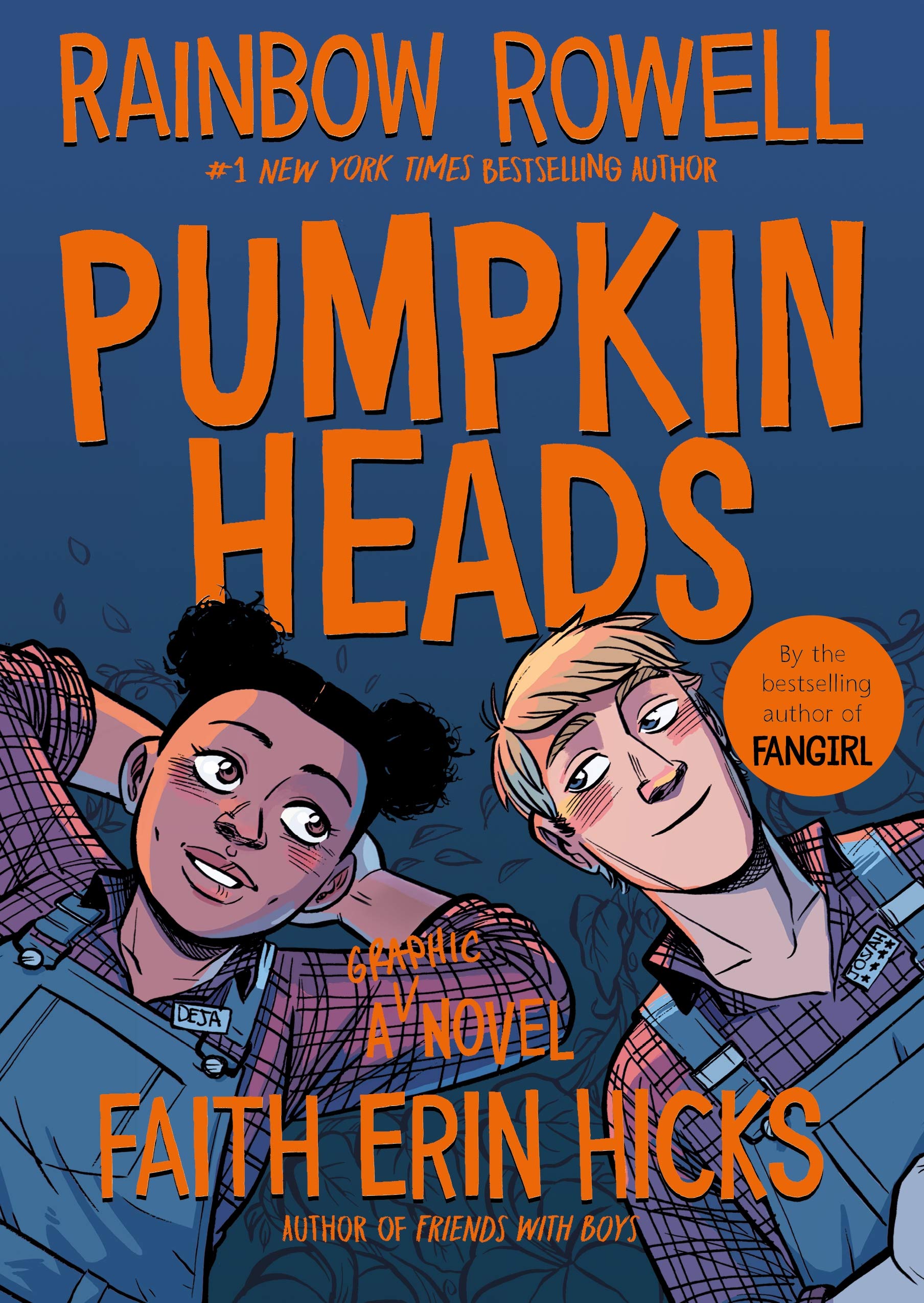 Front cover of the book 'Pumpkinheads' by Rainbow Rowell.