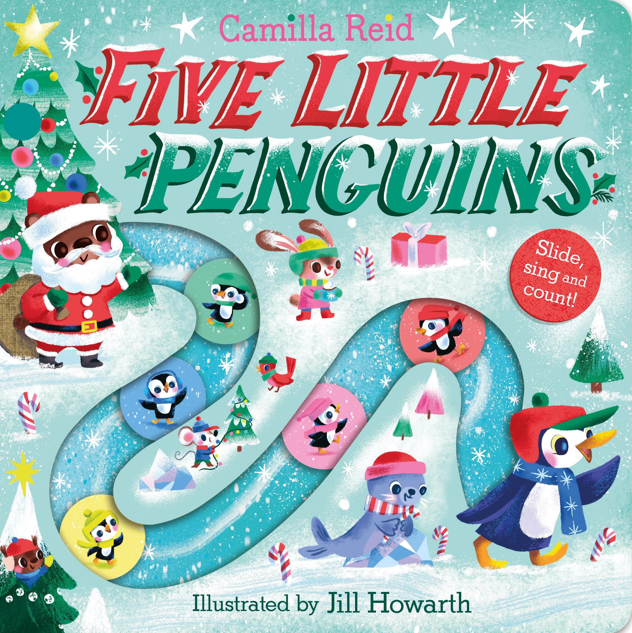 Front cover of the book 'MACMILLAN Five Little Penguins.' by Camilla Reid, Jill Howarth.