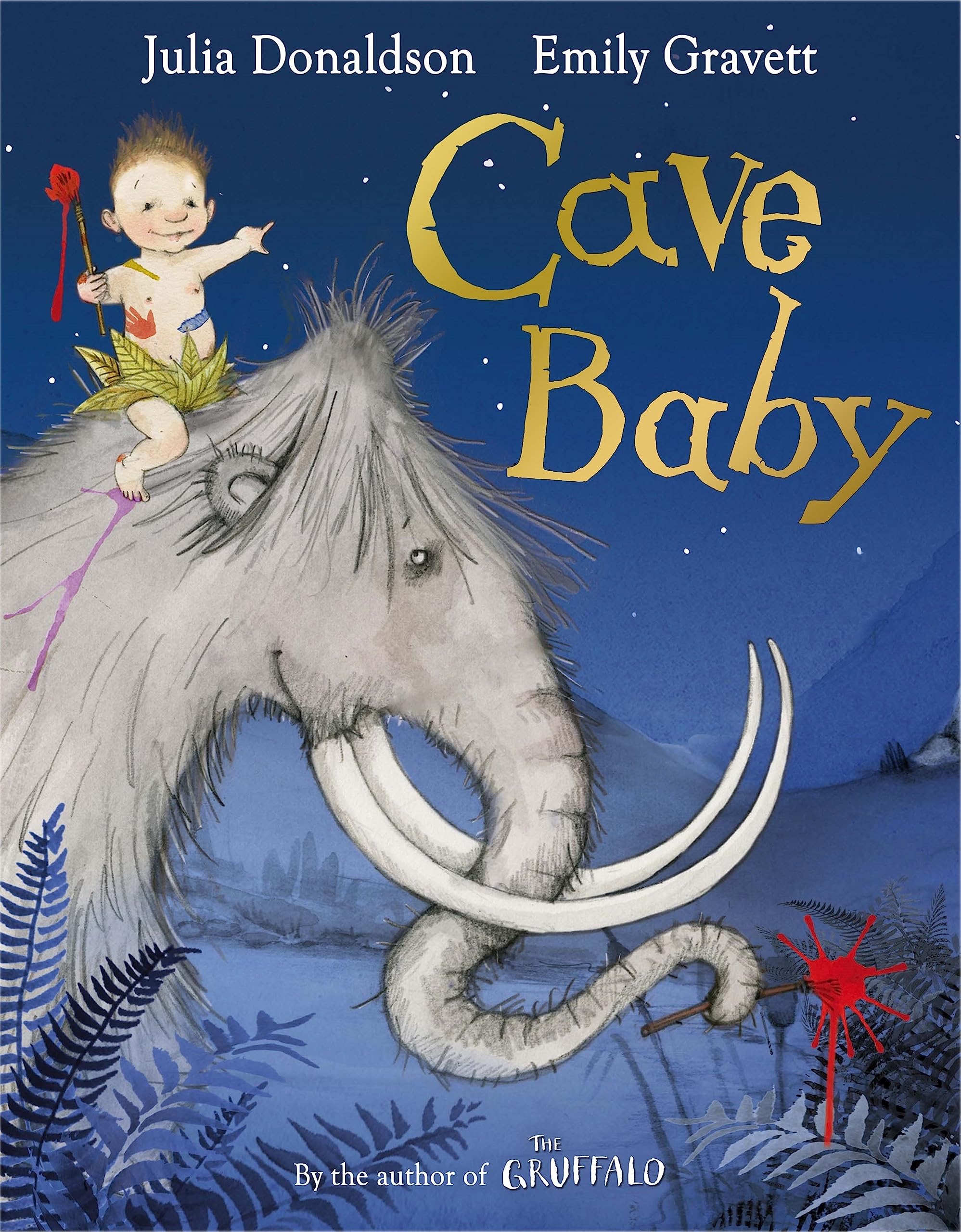 Front cover of the book 'Cave Baby' by Julia ; Gravet Donaldson.