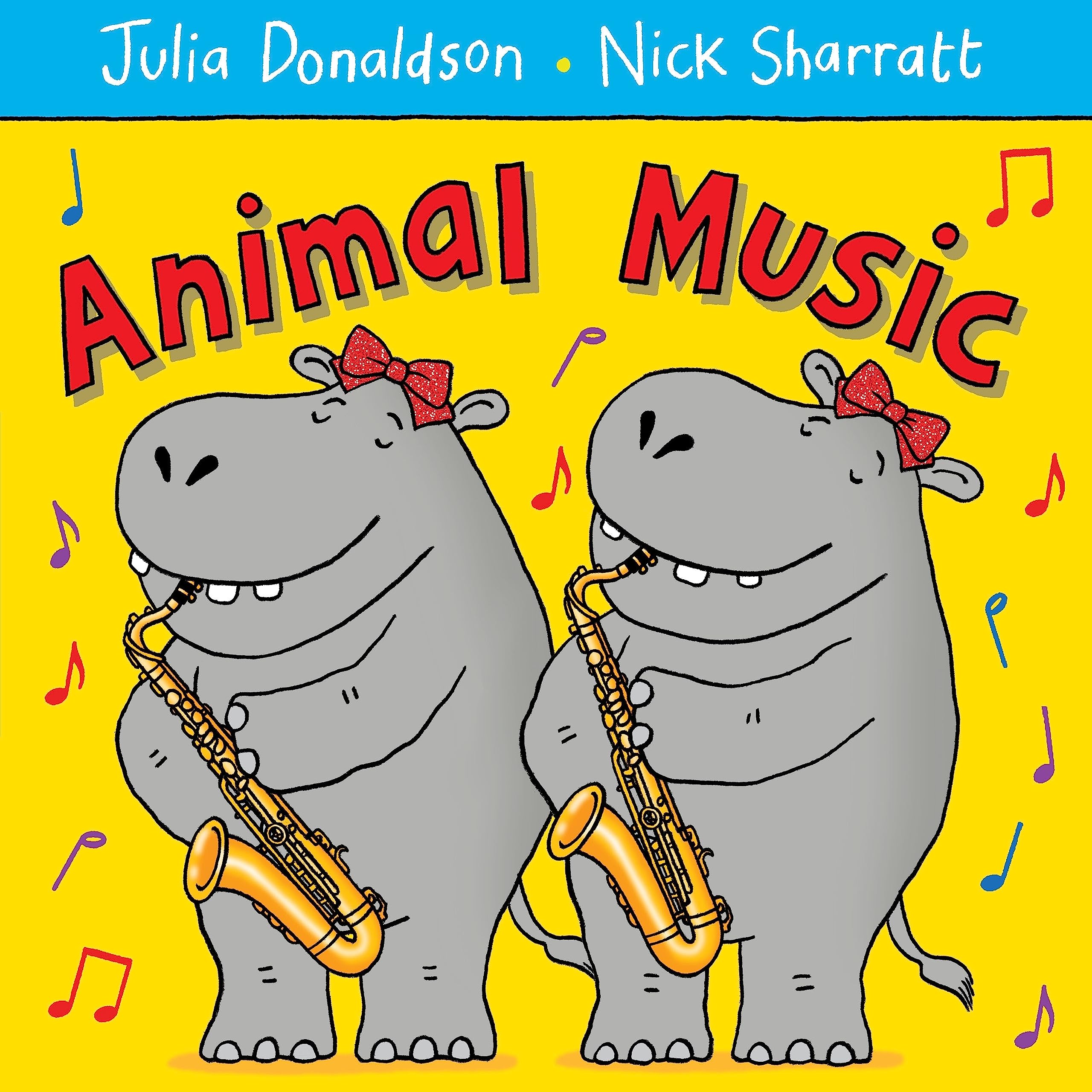 Front cover of the book 'Animal Music' by Julia Donaldson.