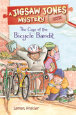 Front cover of the book 'Jigsaw Jones: The Case of the Bicycle Bandit (Jigsaw Jones Mysteries)' by James Preller.