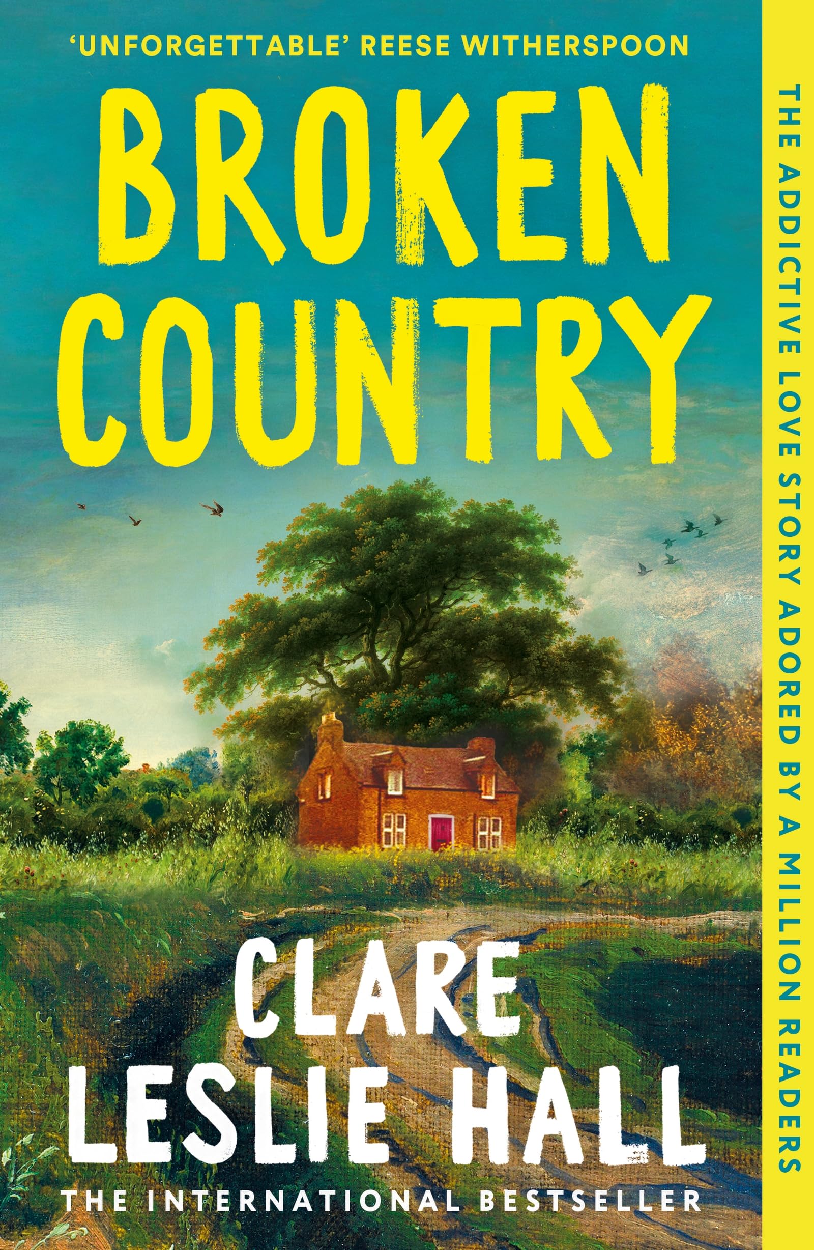 Front cover of the book 'Broken country' by Clare Leslie Hall.
