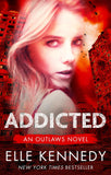 Front cover of the book 'Addicted (Outlaws)' by Elle Kennedy.