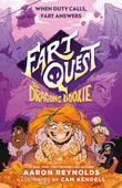 Front cover of the book 'Fart Quest: The Dragon's Dookie' by Aaron Reynolds, Cam Kendell.