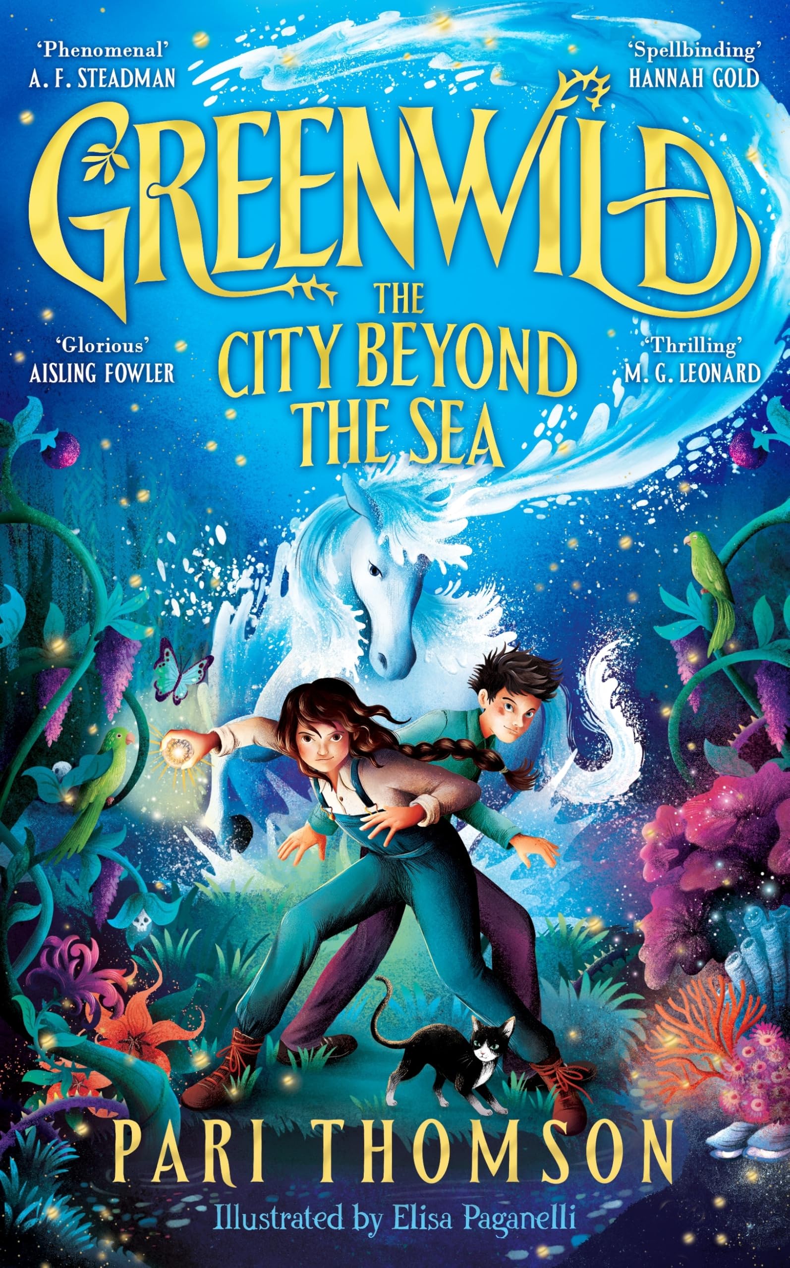 Front cover of the book 'Macmillan Childrens Books Greenwild The City Beyond the Sea.' by Pari Thomson.