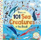 Front cover of the book 'There Are 101 Sea Creatures in This Book' by Rebecca Jones.