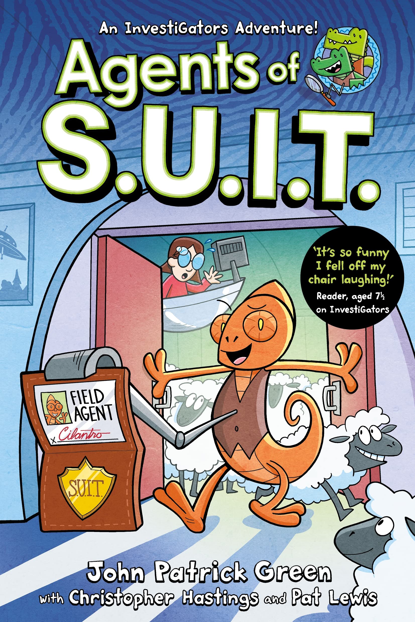 Front cover of the book 'Agents of S.U.I.T. PB MME (International Edition)' by John Patrick Green, Pat Lewis.