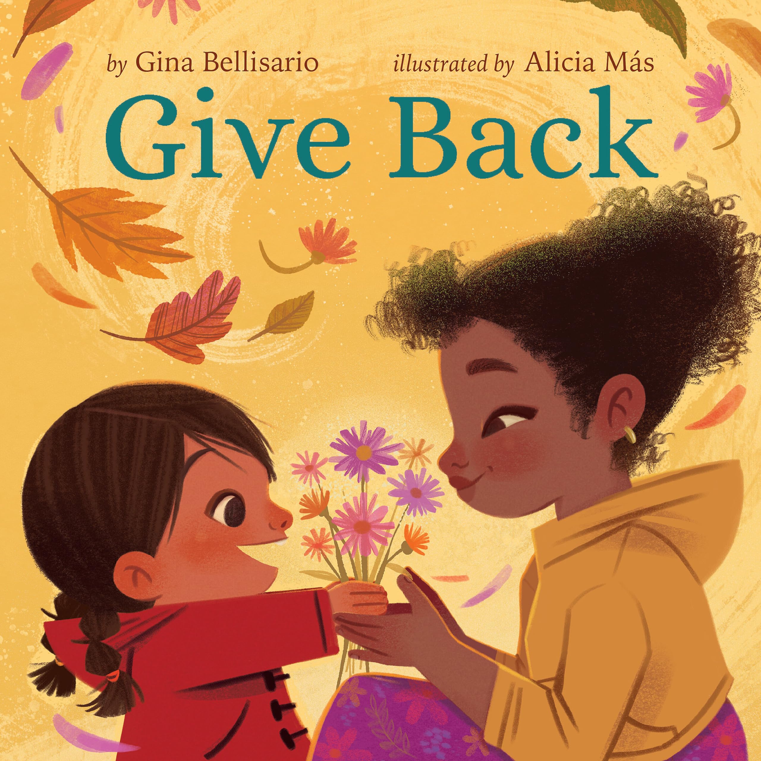 Front cover of the book 'Give Back' by Gina Bellisario.