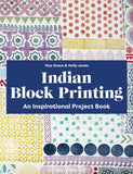 Front cover of the book 'Indian Block Printing: An Inspirational Project Book' by Tess Grace and Holly Jones.