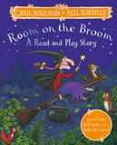 Front cover of the book 'Room on the Broom: A Read and Play' by Julia Donaldson.