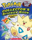 Front cover of the book 'Pokemon: Collector's Sticker Book: Johto Edition' by Scholastic.