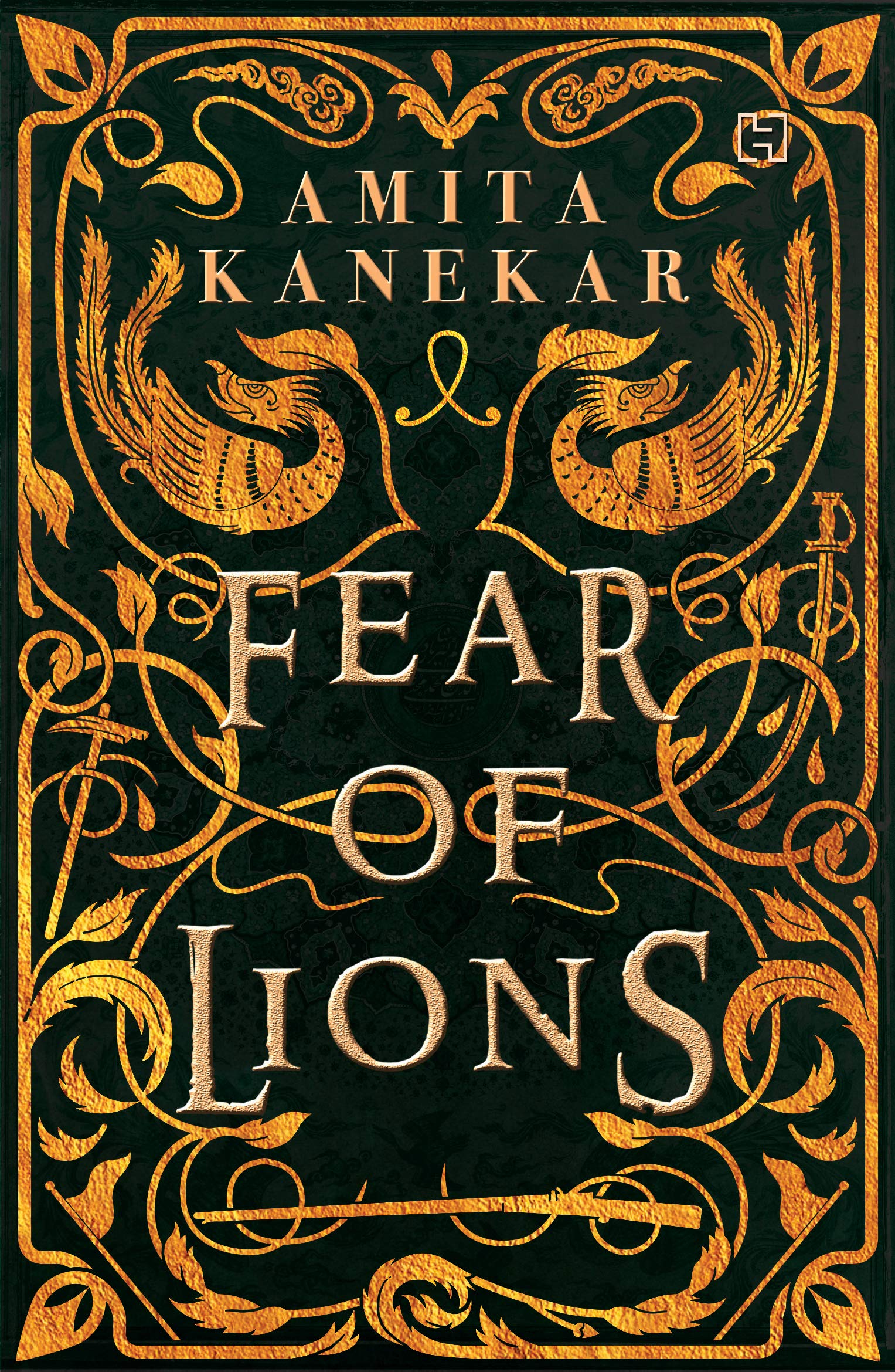 Front cover of the book 'Fear of Lions' by Kanekar Amita.