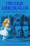Front cover of the book 'Through the Looking-Glass' by Lewis Carroll, Sir John Tenniel.