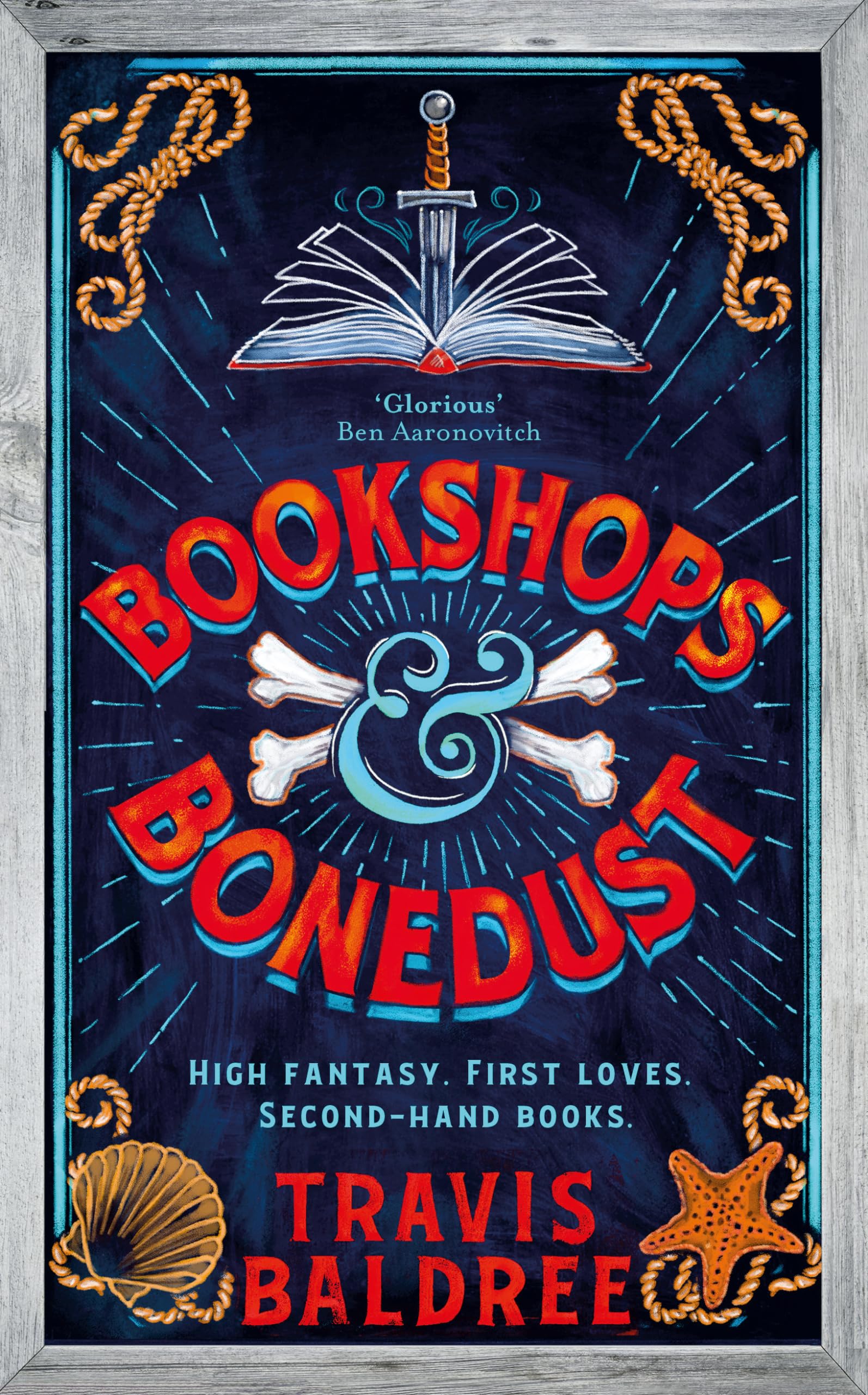 Front cover of the book 'Bookshops & Bonedust (International Edition)' by Travis Baldree.